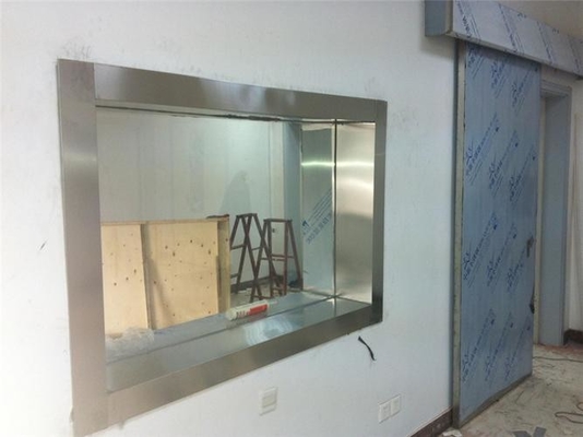 Circle Lead Glass Radiation Protection 15mm Thickness