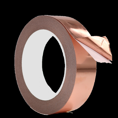 Flexible Double Sided EMI Tape With Strong Adhesion Conductive Copper Tape Customized Acceptable