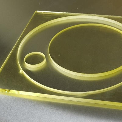 2mm Thickness Radiation Glass Shielding Transparent Color For Lead Barrier