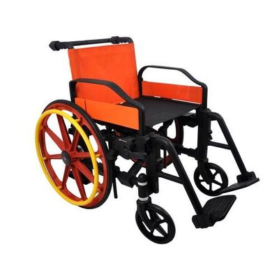 Rehab Therapy Equipment Non Ferrous Wheelchair Seat Span 45 Cm Full Sizes 100 Cm X 60 Cm X 90 Cm Comfort Contoured
