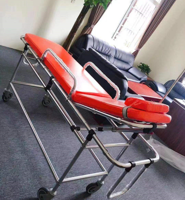 Patients Transport Non Magnetic Stretcher Use In 1.5 T Mri Machine Rooms