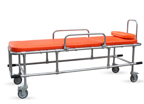 190cm×55cm×15cm MRI-Safe Stretcher, Orange, Premium Patient Transfer Gear for Hospitals, Clinics & Ambulances
