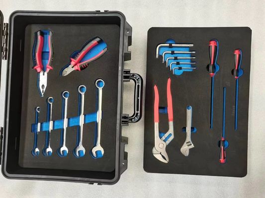 Non magnetic non ferrous tool kit professional black and silver tools engineered for sensitive equipment maintenance tasks