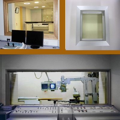 150 Kv X Ray Lead Glass Customized Radiation Shielding