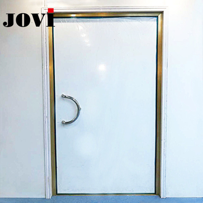 MRI Room Doors With White Fireproof Boards And Thresholds Customized RF Shielded Windows