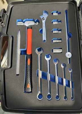 Non sparking and safe for sensitive equipment non ferrous tool kit corrosion resistant tools designed to protect sensitive electrical equipment