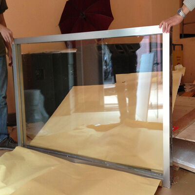 Medical Anti-Radiation Supplies X-Ray Lead Glass Breadth 800mm 1200mm and Light Transmittance Over 90 Percent for Ray Blocking Applications