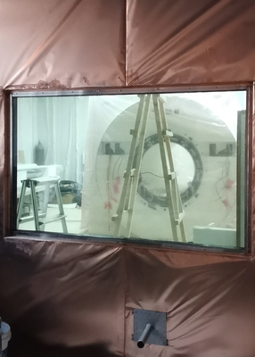 0.9 X 2.4m RF Shielded Windows Nuclear Magnetic Resonance Shielding For Mri Rooms