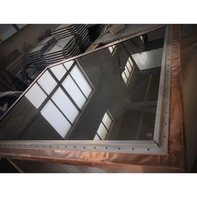 Shielding Effectiveness Up To 100 DB RF Shielded Windows with 985 Transparency and Wooden Carton Transportation Package