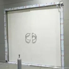Puerta blindada por RF personalizable con blindaje de 100 dB y apertura horizontal para el rango de frecuencia de 10-130 MHz