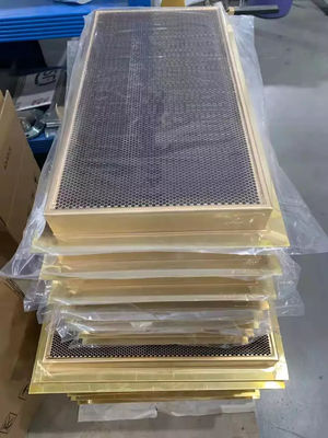 Salón de resonancia magnética Protección de panal de miel Ventas de aire de guía de ondas que ofrecen efectividad de protección 14KHz 40GHz Cumple con 100dB y diseño duradero