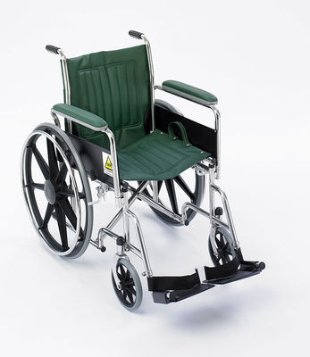 Silla de 45 cm de longitud de asiento Equipo de rehabilitación de sillas de ruedas no ferrosas L1040mm W670mm H890mm Soporte de movilidad ligero y acogedor