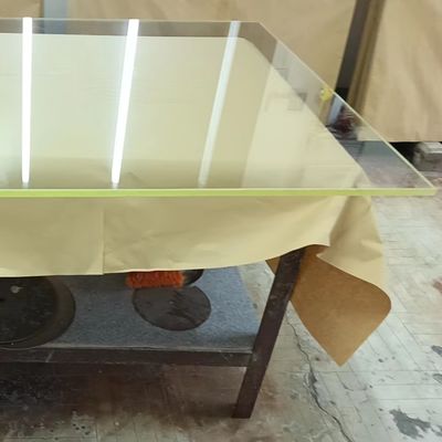 Vidrio de plomo protector contra la radiación fabricado con materias primas para asegurar la barrera de radiación y la transparencia visual