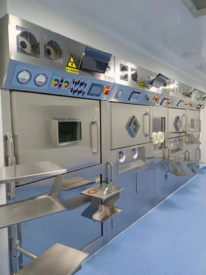 Celda caliente de radiación nuclear personalizada con material de panel de acero galvanizado y equivalente de plomo