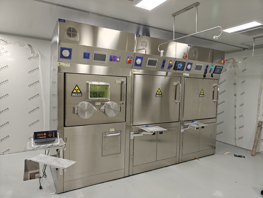 Célula de acero inoxidable F18 para una protección eficaz de la radiación en el campo de la medicina nuclear gamma
