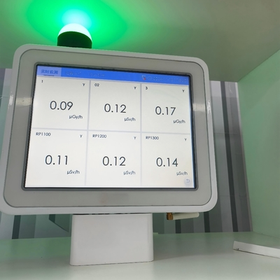 Detector de radiación nuclear alimentado por batería con ±15% de error inherente relativo y diseño portátil a 10 oC 45 oC