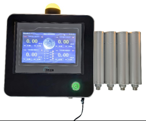 Detector de radiación nuclear de tamaño compacto de 350*250*245 mm con función de alto voltaje y alarma