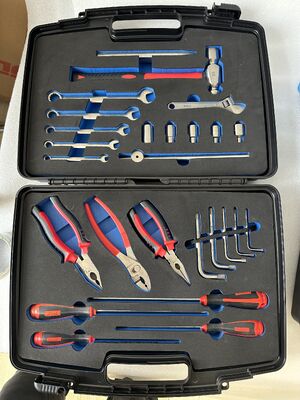 Kit de herramientas no magnéticas certificado ISO 9001 hecha de titanio no magnético incluye caja estándar 26pcs ideal para el trabajo de precisión
