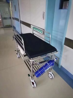 Camas médicas no magnéticas con carga máxima de 240 kg y amortiguador de goma completo para el transporte seguro del paciente