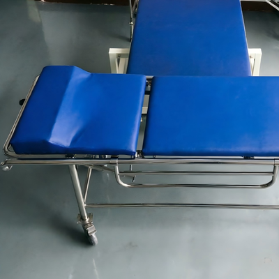 Camas plegables no magnéticas con aleación de aluminio no magnética y tres correas de seguridad ajustables para salas de MRI