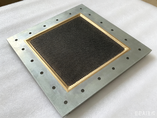 Ventana de ventilación cuadrada con alta permeabilidad al aire Atenuación EMI y resistencia a la corrosión para salas de MRI