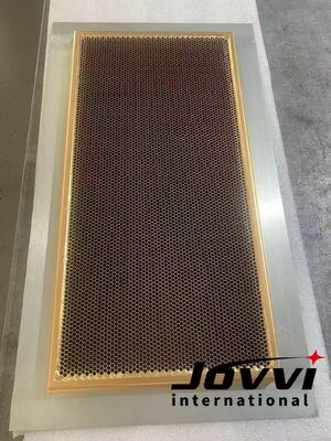 Rendimiento de procesamiento de rejillas de ventilación de aire de guía de onda de panal con tamaños de celda de 2 mm, 3 mm, 4 mm, 5 mm, que proporcionan ventilación de aire y blindaje EMI