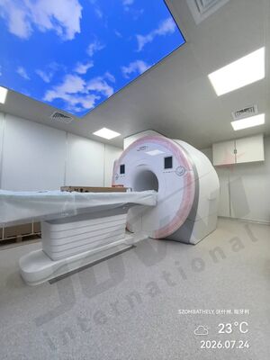 Habitación blindada de RF para resonancia magnética duradera y personalizable y jaula de Faraday para blindaje electromagnético de equipos de resonancia magnética