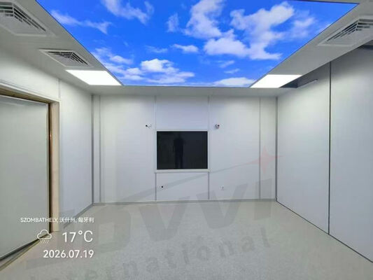 Sala de blindaje de jaula de Faraday para resonancia magnética, efectividad de blindaje 10-130 MHz