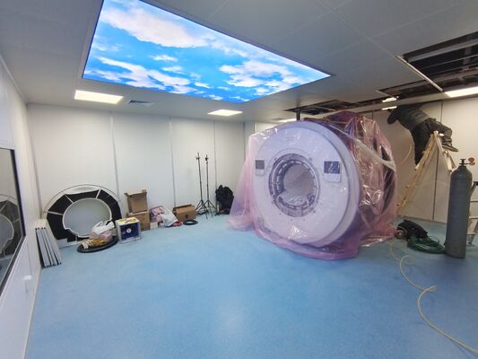 Cuarto blindado con RF para instalaciones de imágenes médicas