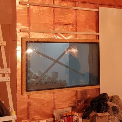 Ventana blindada por RF de 1200*900 mm con eficacia de protección de 100 dB y marco de aluminio o acero inoxidable