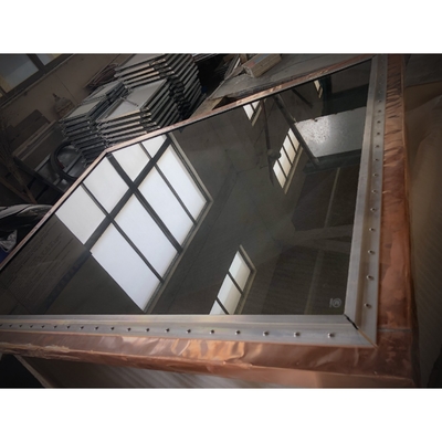 2.4m X 0.9m Emi Rf Shielding Windows Black Brass 20mhz