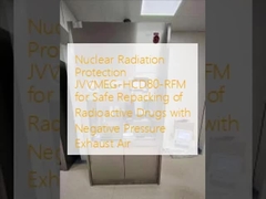 Protección contra la radiación nuclear JVVMEG-HCD80-RFM para el reempaquetado seguro de fármacos radiactivos con extracción de aire por presión negativa