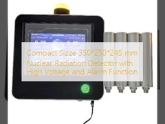 Detector de radiación nuclear de tamaño compacto de 350*250*245 mm con función de alto voltaje y alarma
