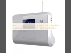 Rango de medición de la tasa de dosis de neutrones 0.1μSv/h-100mSv/h en pantalla táctil de gran tamaño con batería recargable