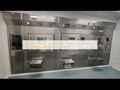 Sistema de control de IA estándar de GMP que dispensa la célula caliente en una línea de producción radiofarmacéutica