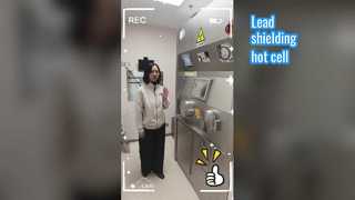 Celda caliente I-131 con blindaje equivalente a plomo